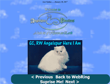 Tablet Screenshot of angelspur.com